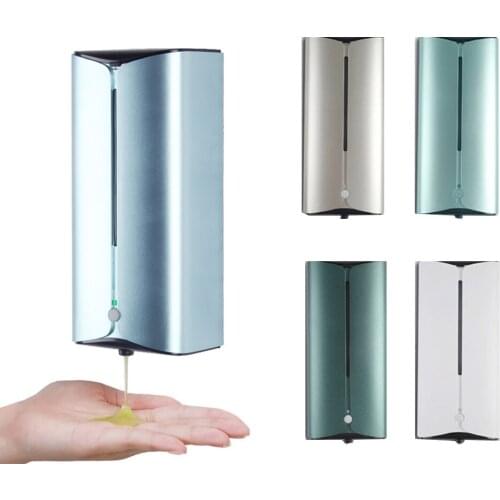 Bathroom Automatic Liquid Soap Dispenser Wall Mounted 600ml For Kitchen Plastic Shower Gel Detergent Shampoo Bottle Hotel