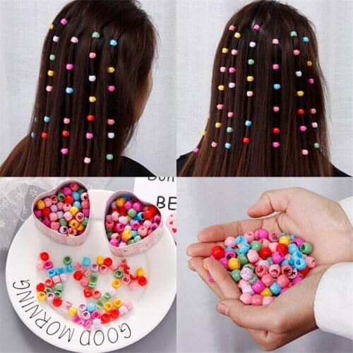 20pcs Candy Color Hairpins Star Bead Shaped Hair Claws Small Hair Clips for Girls Mixed Headband Hair Accessories Women