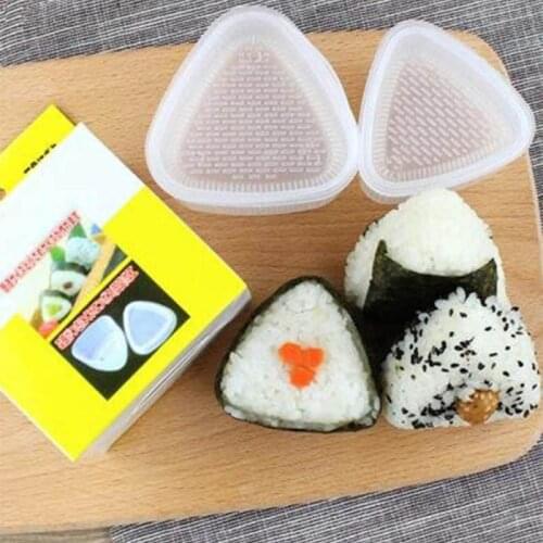 1/2PC Sushi Mold Maker DIY Sushi Maker Onigiri Rice Mold Kitchen Sushi Making Tools Japanese Cuisine Rice Ball Mold Tool