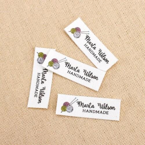 128 Custom Iron Labels, Logo or Text, Custom Design, iron on, Custom Design，knitting (TB0096)