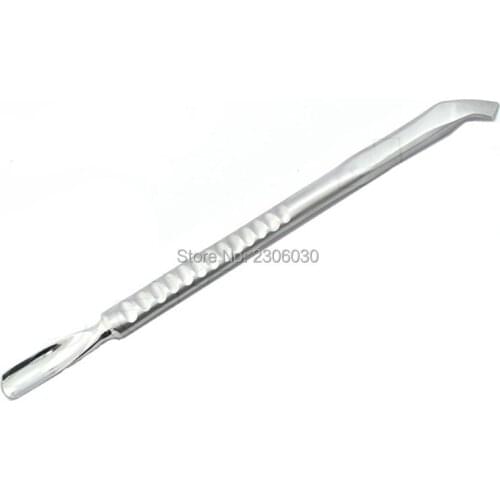 2X Professional Nail Cuticle Pusher Angled Scraper Manicure Pedicure Pusher