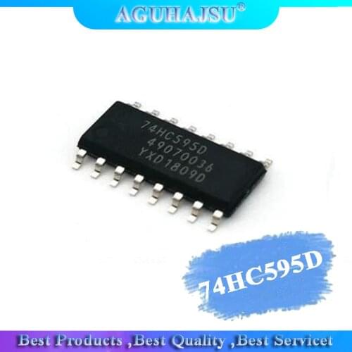 20PCS 74HC595D SOP16 74HC595 SOP SN74HC595DR SMD new and original IC