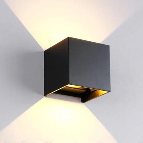 5pcs/lot 6W COB LED Square Surface Mount Wall Light Hallway Corridor Lamp Waterproof AC85-265v