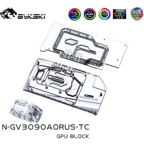 Bykski Dual Side GPU Block for Giga RTX 3090 3080 AORUS N-GV3090AORUS-TC