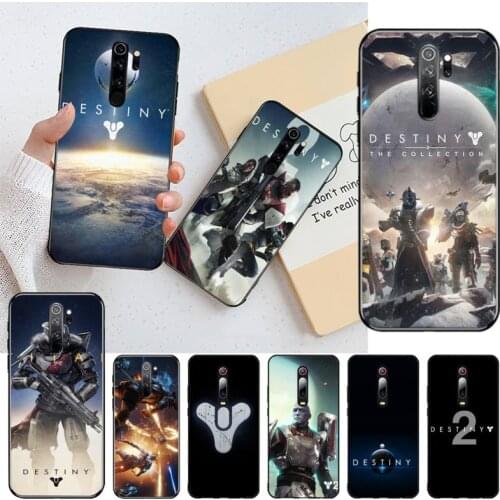 Destiny 2 game Soft Silicone Black Phone Case for Redmi Note 8 8A 8T 7 6 6A 5 5A 4 4X 4A Go Pro