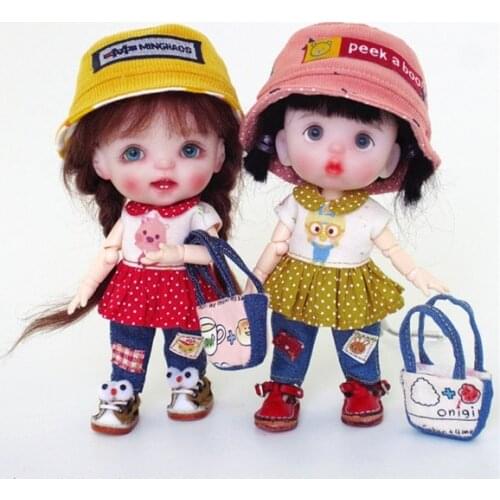 Customization OB11 Clay doll Handmade dolls selling with clothes and wig