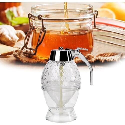 Honey Squeeze Bottle Container Bee Drip Dispenser Storage Pot Stand Holder Syrup Cup Beekeeping Tools For Beekeeper Supplies