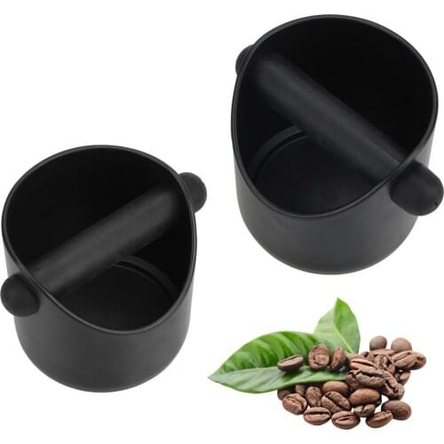 Espresso Grounds Container Coffee Grind Knock Box Cafe Accessories Anti Slip Coffee Grind Dump Bin Household Coffee Tools