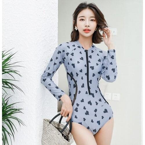 Swimsuit With Sleeves Long Sleeve Bathing Suit Rashguard Kitesurf Swimming Swimwear 2020 New Arrivals Push Up Underwire Fairy
