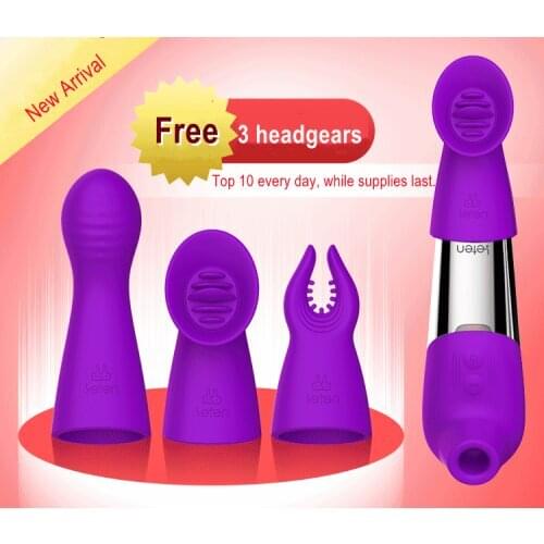 Leten 1+3 Stick Combination Sucking Big Sucker Vibrator Intelligent Heating Licking Clitoris Massager Blowjob Sex Toys for Women