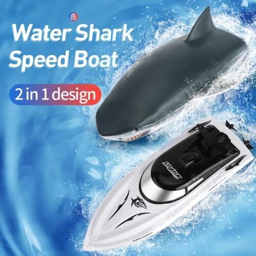 Mini RC Shark Remote Control Toy Swim Toy Underwater RC Boat Electric Racing Boat Spoof Toy Pool Parts Accs
