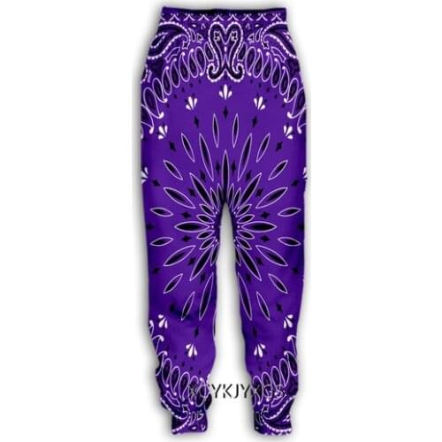 New Bandana Pattern 3D Print Causal Clothing Fashion Men Women Tracksuits Crewneck Hip Hop Pants Plus Size S-7XL streetwear men