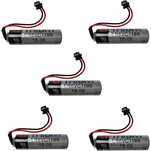 New ER6V 3.6V 2400mAh Li-ion Lithium Repalcement Battery Pack For TOSHIBA ER6VC119A ER6VC119B Industrial Servo PLC Battery