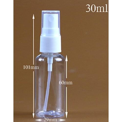 Spray Bottle Clear Empty Sprayer Bottle Transparent Container Portable for Travel Cosmetic SANA889