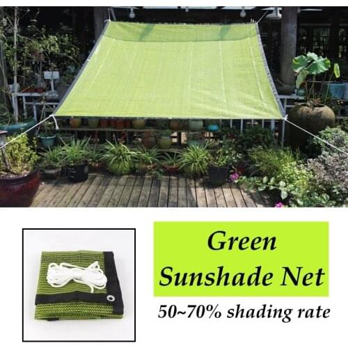Green Hi-Quality Anti-UV Sunshade Net Thicken Garden Succulent Plants Shading Nets Sunshade Sails Beautiful Sun Shade Nets