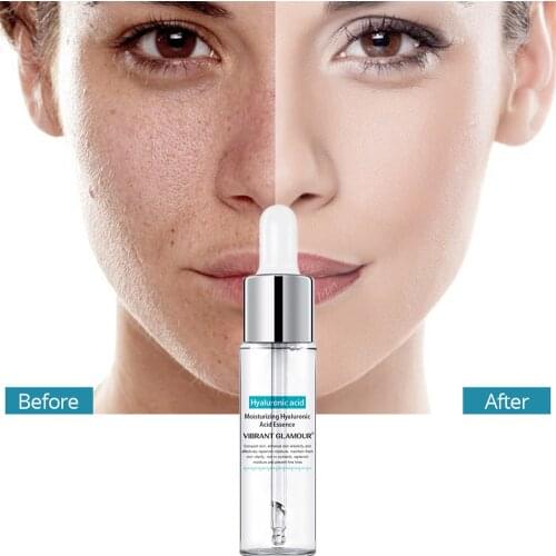 15ml Hyaluronic Acid Face Serum Face Oil Anti-Aging Shrink Pore Whitening Moisturizing Essence Face Cream Dry Skin Care