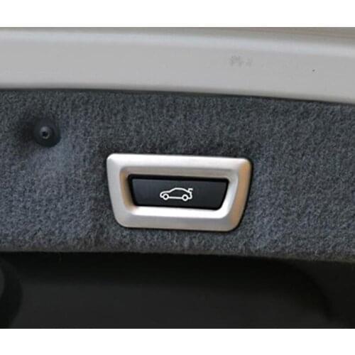 ABS Chrome For BMW 5 Series G30 2017 2018 Car Tail door Switch cover trim Interior accessories styling