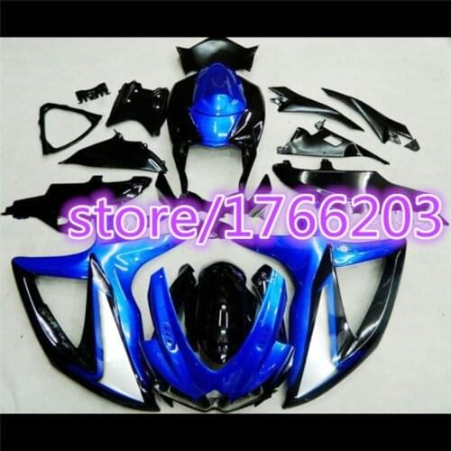 Addmotor Aftermarket Fairing Fit for GSXR600 750 08-10 GSXR 600 750 2008-2010 K8 Blue Black