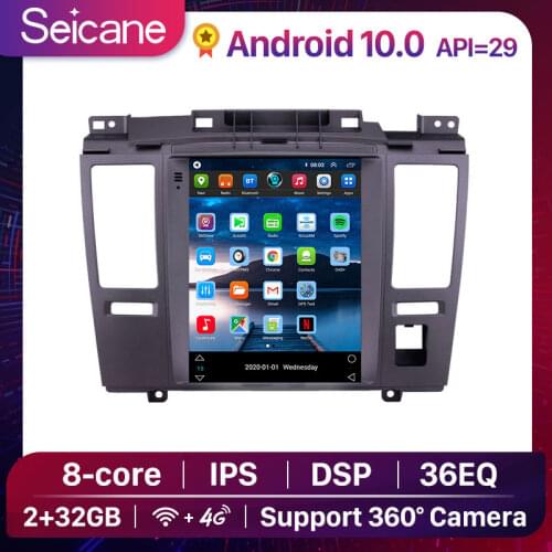 Seicane 9.7 inch Android 10.0 API 29 2+32G Car Radio For Nissan Tiida C11 2004-2013 Navigation GPS Multimedia Video Player DSP