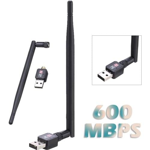 600M USB 2.0 Wifi Router Wireless 802.11b/g/n 2.4GHz Adapter WIFI Network Card for Laptop Computer Internet TV Media Players
