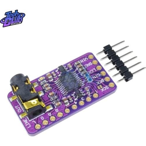 PCM5102A DAC Decoder GY-PCM5102 I2S Player Module For Raspberry Pi pHAT Format Board I2S InterfaceAudio Board