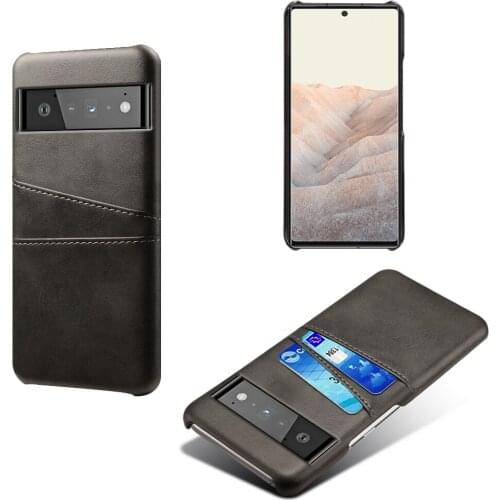 Retro PU Leather Cover Funda For Google Pixel 6 Pro 6pro Coque Card Slots Wallet Case For Google Pixel6 PRO 5G 6.67" 2021 Capa