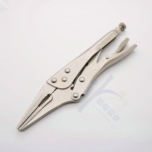 CHKJ 9Inch Locking Pliers Long Nose Straight Jaw Lock Vise Grip Clamp Hand Tool 22.5cm Fast Fixing Clamp Locksmith tools