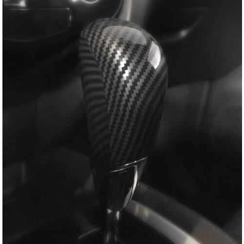 For Nissan X-Trail XTrail T32 Rogue 2014-2020 Carbon Fibre Interior Car Gear Shift Knob Cover Trim Frame Sticker Accessories