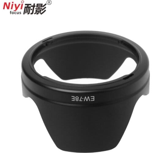 1pcs EW-78E Camera Bayonet petal Lens Hood Reversible suit for canon EF-S 15-85mm f/3.5-5.6 USM Lens SLR hood