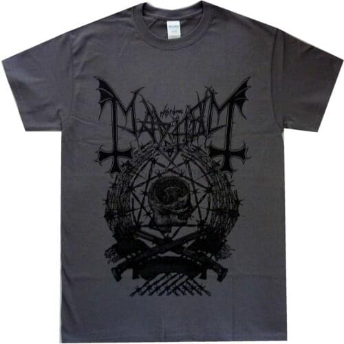 Mayhem Barbed Wire Grey Shirt S-XXL Official Metal T-Shirt Band Tshirt New