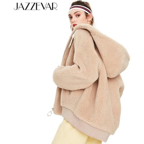 JAZZEVAR Women's Sheepskin Coats