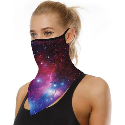 Camping Hiking Scarves Men Women Sci-Fi Landscape Bandana Outdoor Headscarves Riding Headwear Neck Tube Magic Scarf