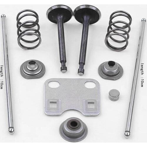 Engine Intake Valve kit Valve Rod Sealing Push rod For Honda GX160 GX200 Valve Oil Seal Spring Kit Assembly Valves Repair Parts