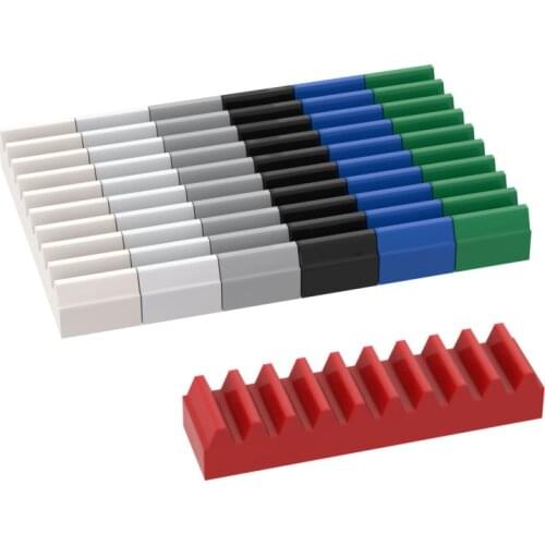 10PCS Assembles Particles 3743 1x4 Bricks Building Blocks DIY Education Assembly Parts Toys For Children Gifts