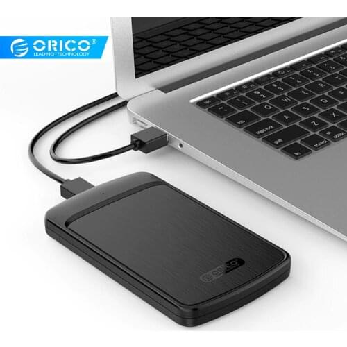 ORICO USB 3.0 to 2.5inch SATA SSD Mobile Hard Disk Box Adapter Card External Enclosure Case for 2.5" SATA SSD hdd for WIN 10