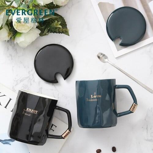 Creative Minimalist Mug Travel Black Funny Mug Coffee Valentine Christmas Gift Caneca Personalizada Cups and Mugs DD60MG