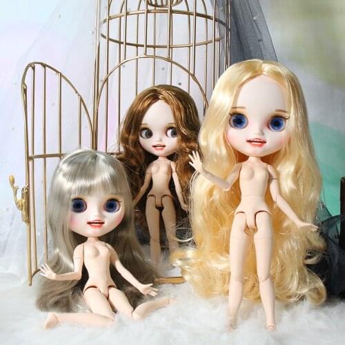 ICY DBS Blyth Doll 1/6 toy BJD matte face smiley 30 cm Joint body nude doll