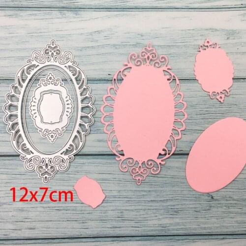 Metal cutting dies cut die mold Lace flower frame Scrapbook paper craft knife mould blade punch stencils dies