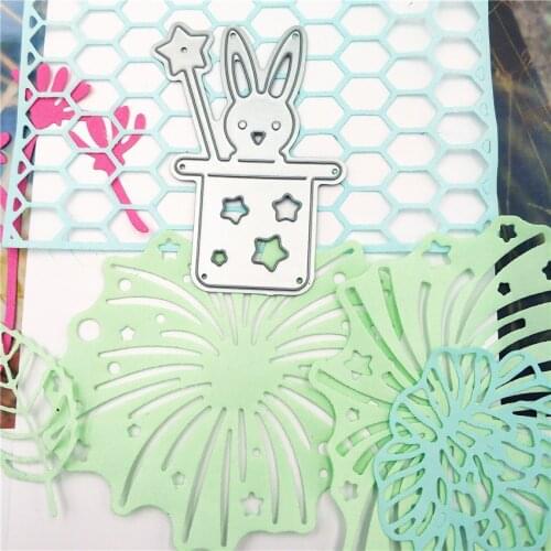 Magic Rabbit Metal Cutting Dies Stencils Cut Die for DIY Scrapbooking Album Paper Card Craft Dies
