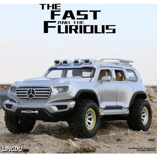 1/28 Benzs Ener-G-Force Alloy Car Model Off-Road Vehicle Diecast Metal Toy Car Model Simulation Pull Back Collection Kids Gift