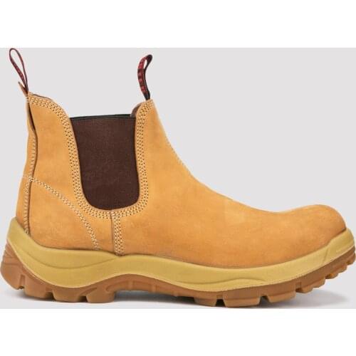 ROCKROOSTER AK223 Anti-punture Mens WorK Shoes Ankle Boots Genunie Leather Chelsea Indestructible Shoes Security Footwear