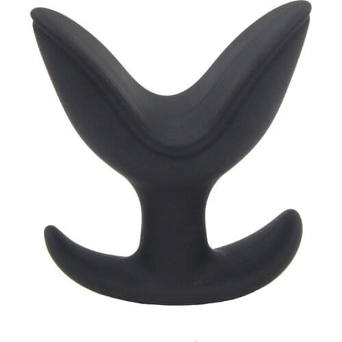 Dingye New Black Silicone Open And Close Anal Plug Butt Plug Anus Expander Stimulator Huge Big Buttplug Sex Toy Ass Plug