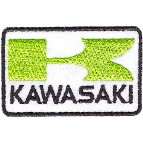 Suitable for all kinds of clothes KAWASAKI Ninja motorcycles Racing Super Bike Jacket Cap Applique IRON ON PATCH