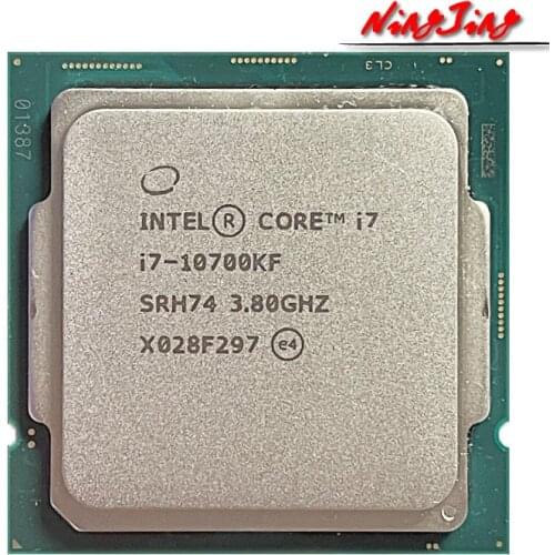 Intel Core i7-10700KF i7 10700KF 3.8 GHzEight-Core 16-Thread CPU Processor L2=2M L3=16M 125W LGA 1200