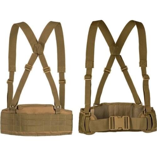 Tactical Molle Belt Mens Army Special War 1000D Nylon Military Belt Convenient Combat Girdle EAS H-shaped Waistband Accessories