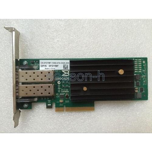 Dell Brocade 1020 10GB Dual Port PCI-E 2.0 X8 Converged Network Adapter 0FDYMF