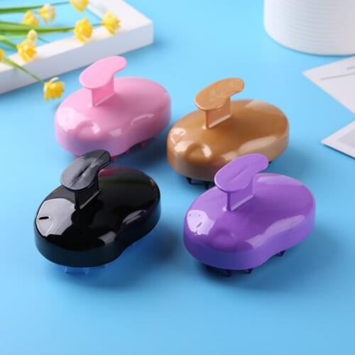 Silicone Comb Soft Hair Washing Shampoo Brush Shower Non-Slip Head Body Massage Brush Hair Care Tool Bathroom Accessories