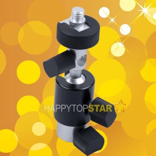 360 degree Flash Mount Tripod Ball Head Diffuser Umbrella holder II Bracket Tripod Bracket Adapter flash Stand YN560 580EX YN600