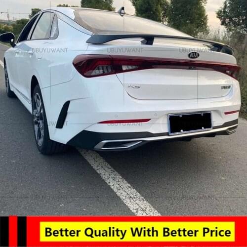 EPFBSQPFor Kia Optima K5 2020 Spoiler ABS Plastic Gloosy Black Rear Trunk Boot Lip Spoiler Car Tail Wing Decoration GT Style