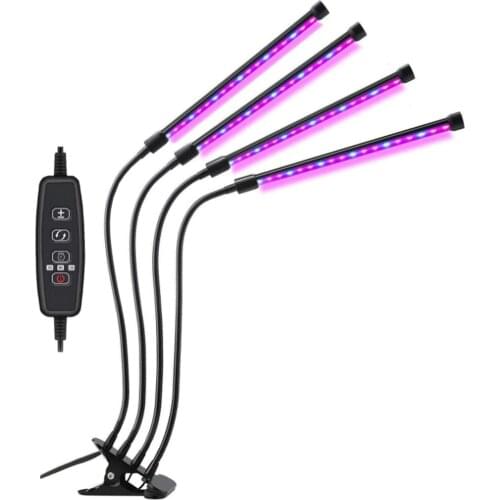 2020 New 2/3/4 tubes LED Grow Light Adjustable USB Phyto Lamp For indoor Vegetable Flower Seedling Improve The Health Of Plant